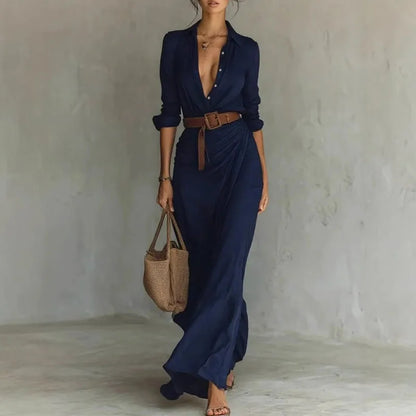 Sexy V-Neck Maxi Dress