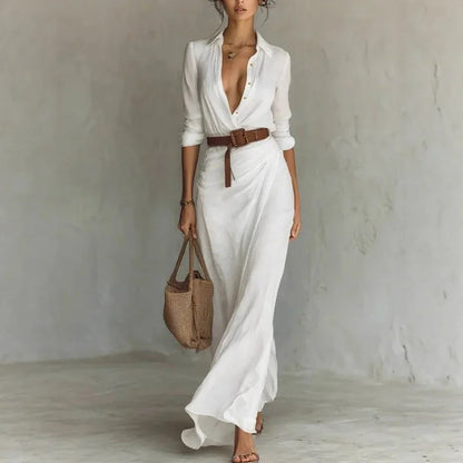 Sexy V-Neck Maxi Dress