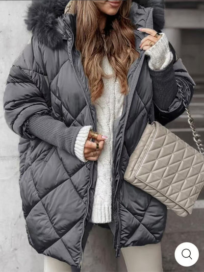 Warm Hooded Winter Cardigan Jacket