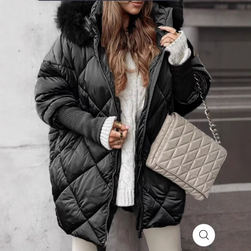 Warm Hooded Winter Cardigan Jacket